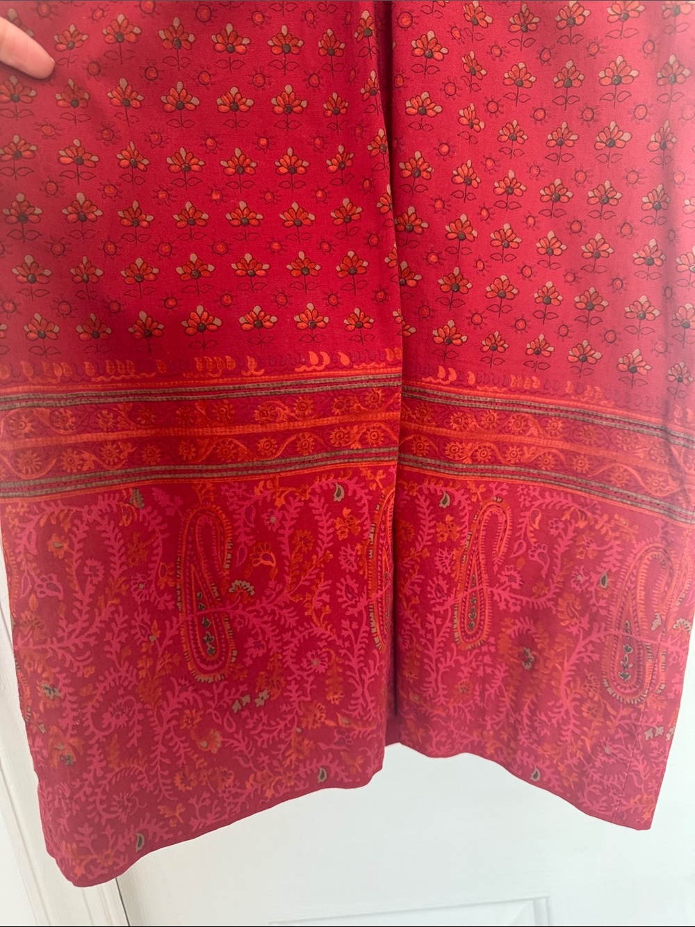 Vintage Ralph Lauren Red Spaghetti-Strap Midi Dress with removable straps - Picture 10 of 10